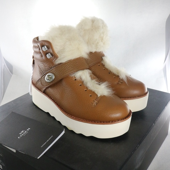 New COACH Women's Urban Hiker Boots Sz 5.5 US Women - Picture 2 of 8